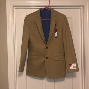NWT Izod Khaki blazer. Boys size 18 regular